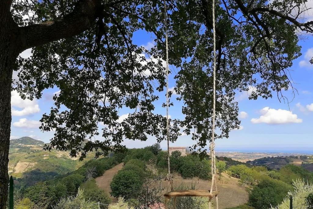 Casale San Teodoro - Mondaino Rn Villa Buitenkant foto