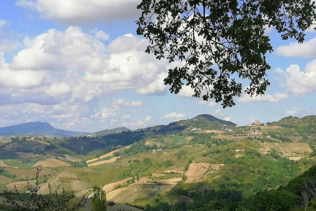 Casale San Teodoro - Mondaino Rn Villa Buitenkant foto
