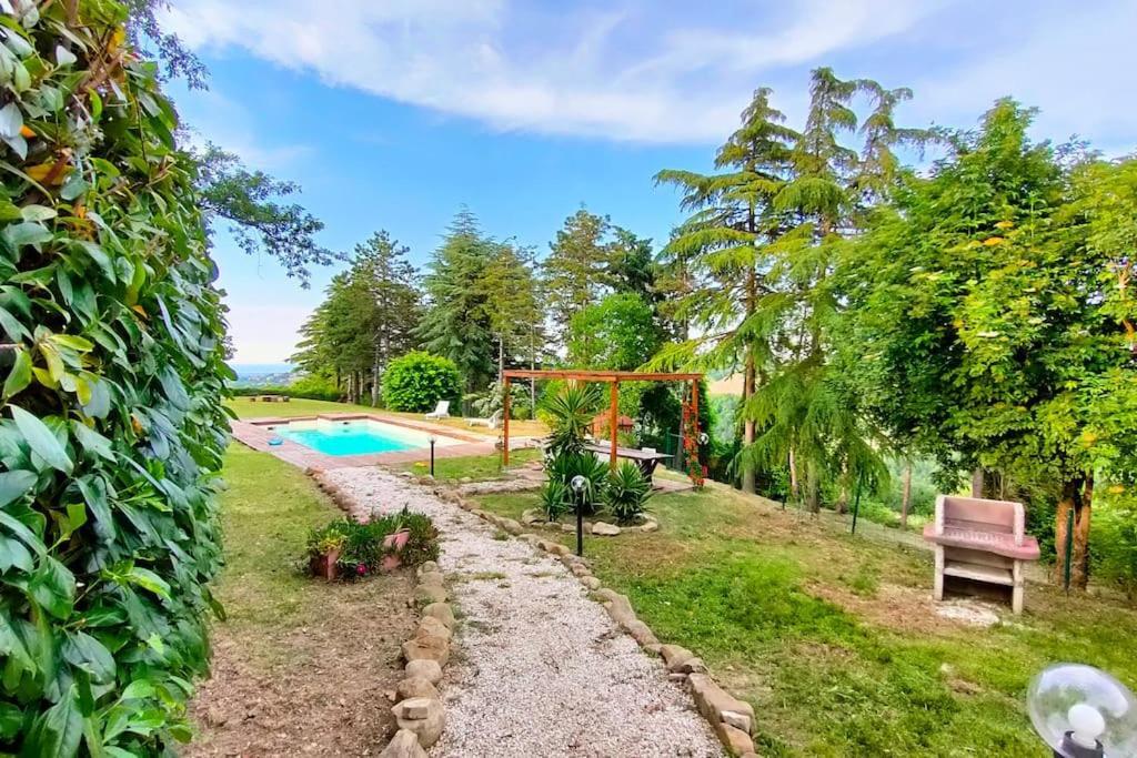 Casale San Teodoro - Mondaino Rn Villa Buitenkant foto