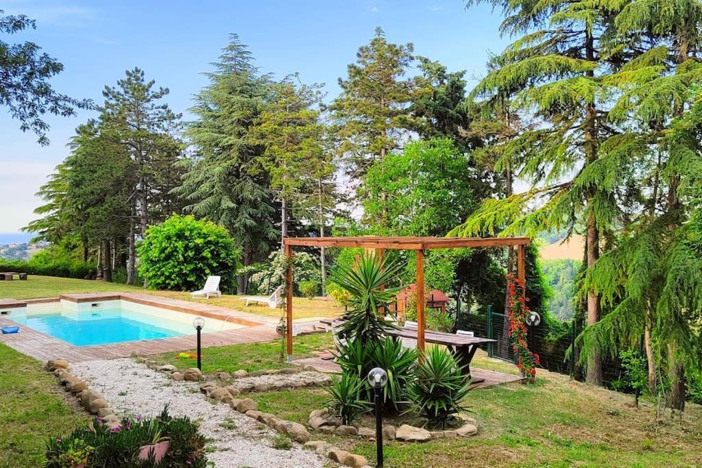 Casale San Teodoro - Mondaino Rn Villa Buitenkant foto
