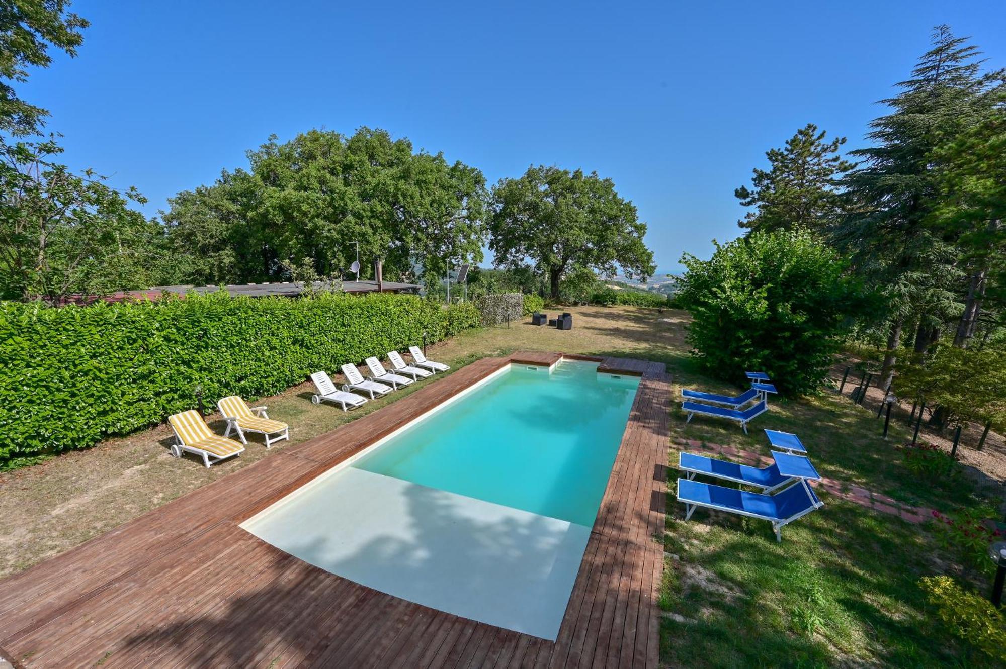 Casale San Teodoro - Mondaino Rn Villa Buitenkant foto