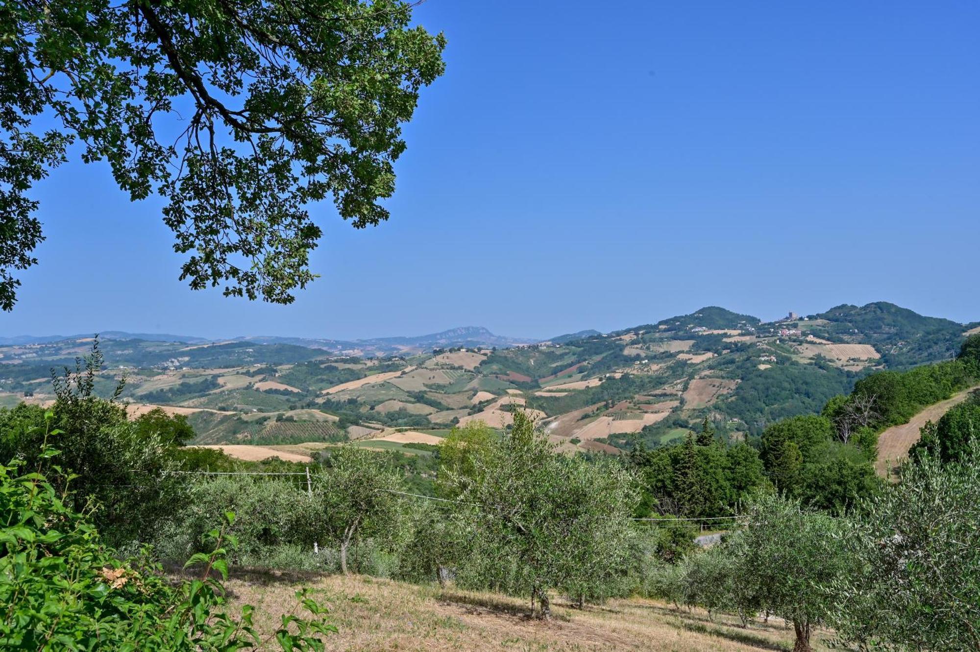 Casale San Teodoro - Mondaino Rn Villa Buitenkant foto