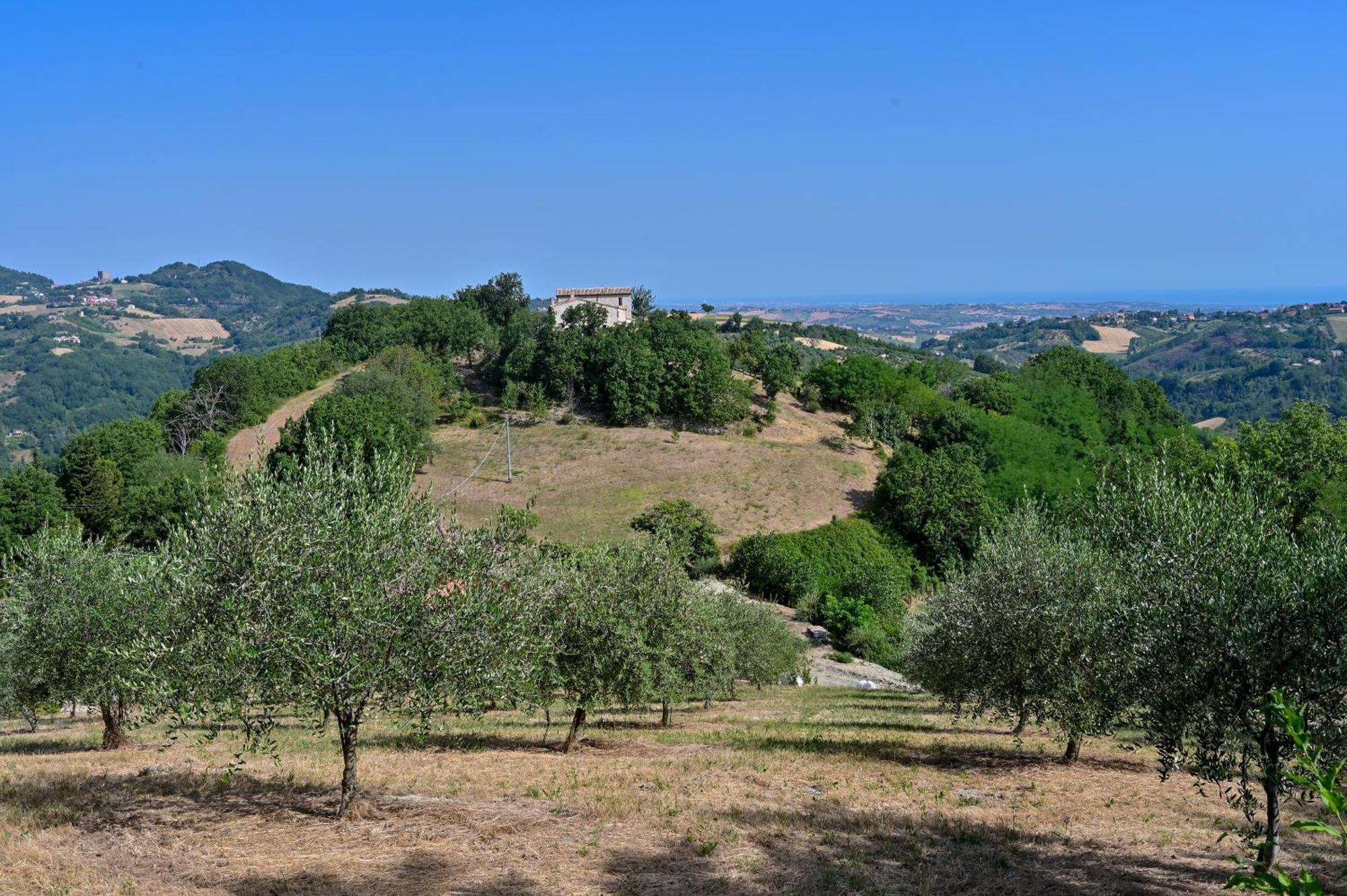 Casale San Teodoro - Mondaino Rn Villa Buitenkant foto